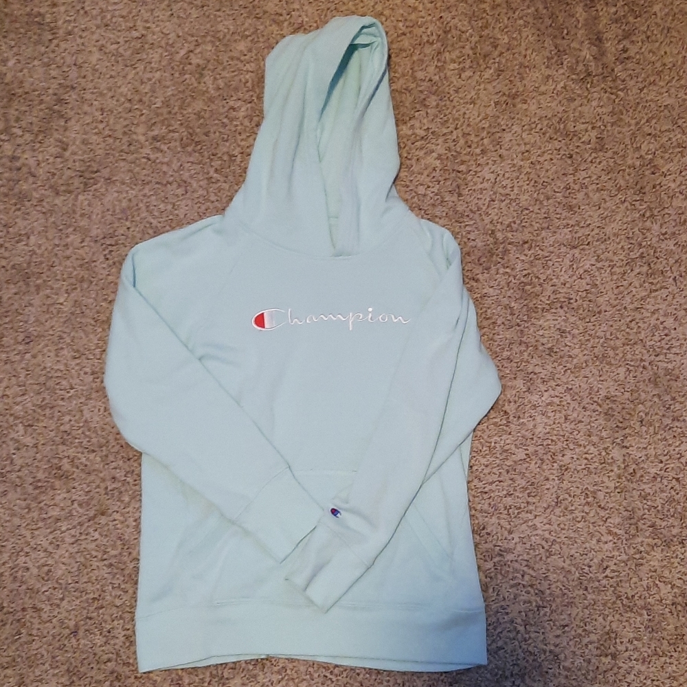Teal champion hoodies